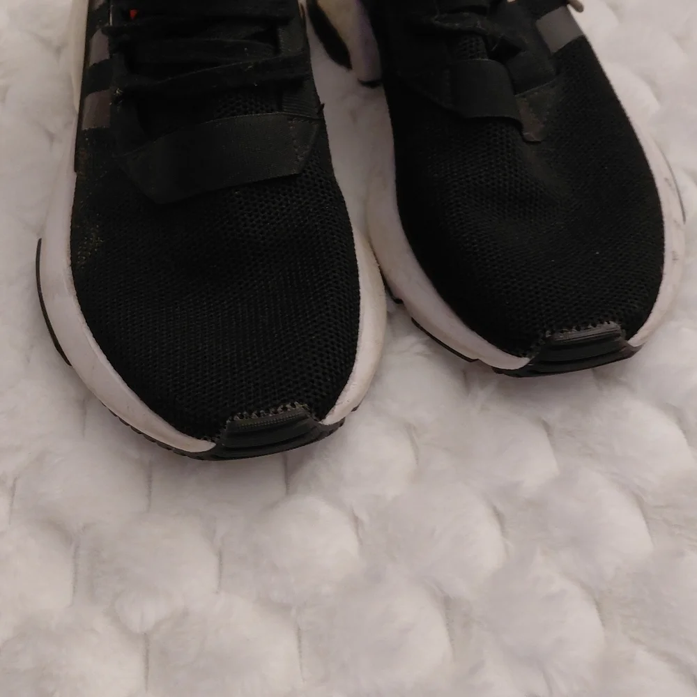 Adidas Black and White Sneakers